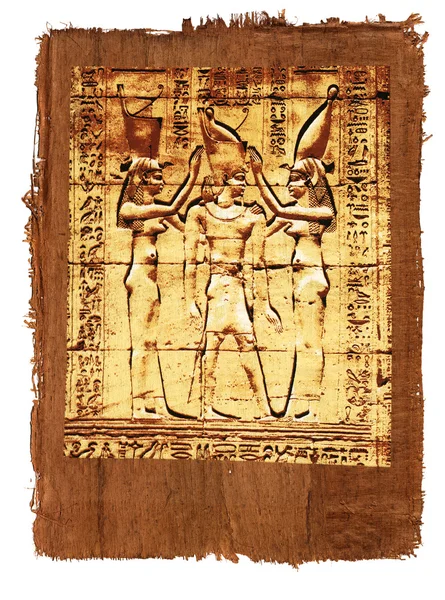Papiro de la historia antigua egipcia —  Fotos de Stock