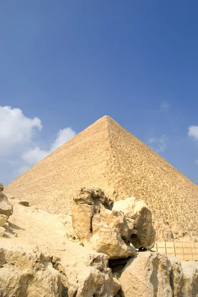 Grande pirâmide no Egito — Fotografia de Stock
