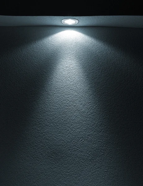 Strahl aus Taschenlampe Nahaufnahme auf Papier — Stockfoto
