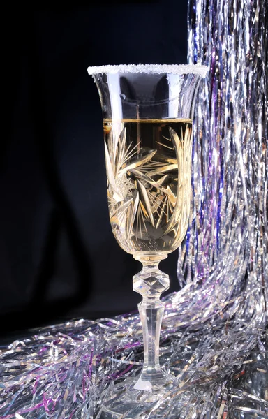 One glass of champagne — Stock Photo, Image