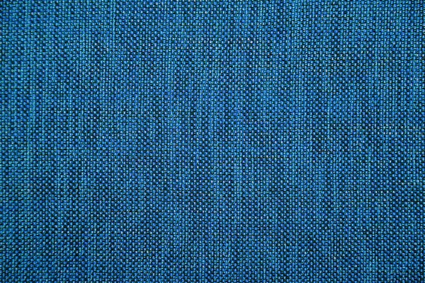 Niebieska tkanina tekstura skanowania — Zdjęcie stockowe