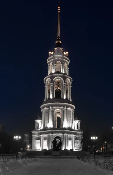 Věž s hodinami Voskresenskiy — Stock fotografie