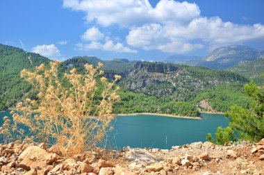 dağlar ile gökyüzü manzara,