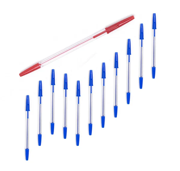 Ascendant grafiek van de verkoop door pennen — Stockfoto