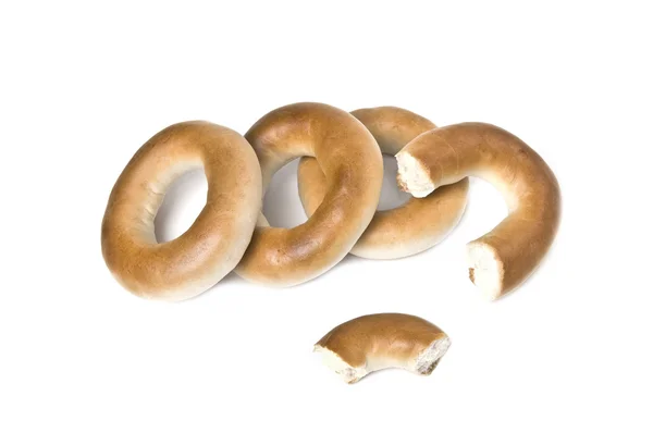 Heap of small bagels — Stock Photo, Image
