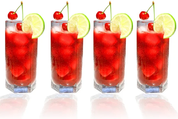 Fresh cherry juice — Stock Photo, Image