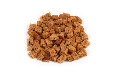 Rye bread croutons clipart