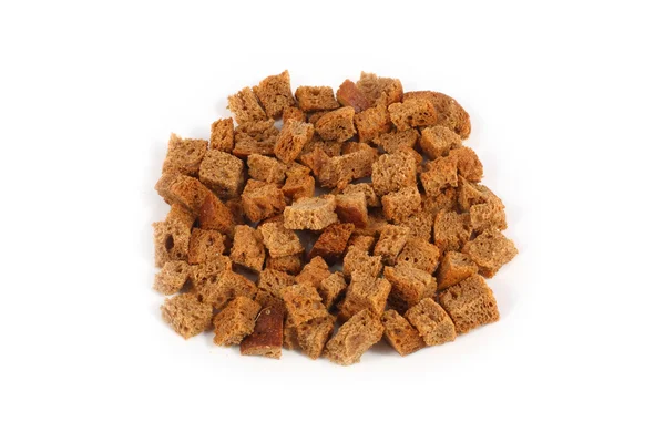 Rye bread croutons — Stock Image Rye bread croutons Royalty Free Stock Photos