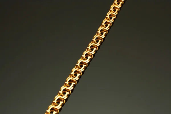 stock image Gold wrist bracelet