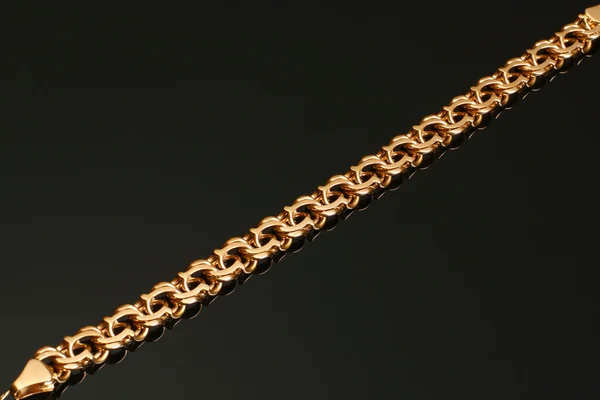 Gouden pols armband — Stockfoto