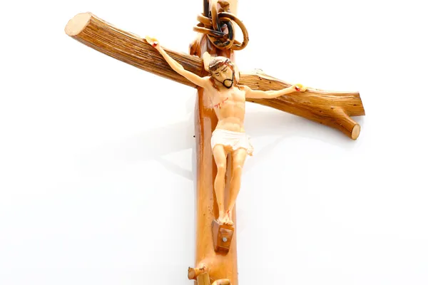 Jésus Christ crucifié sur la croix — Photo