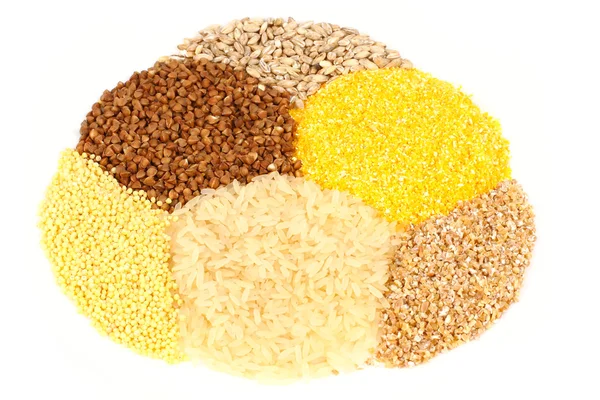 Különböző gabonafélék — Stock Fotó