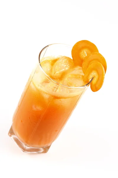 Chilled carrot juice — Stock Photo, Image
