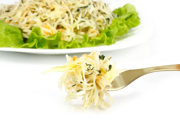 Salıncaklar taze lahana salatası — Stok fotoğraf