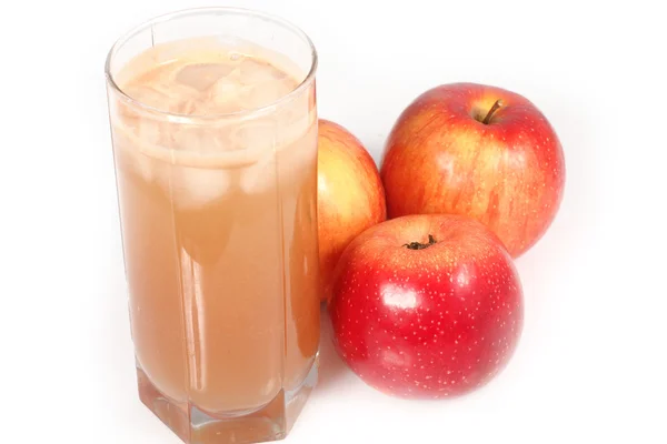 Färska äppeljuice — Stockfoto