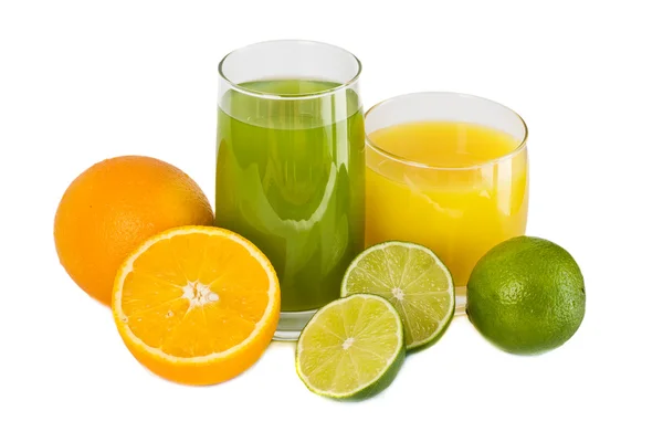 Juice and citrus — Stock Photo, Image