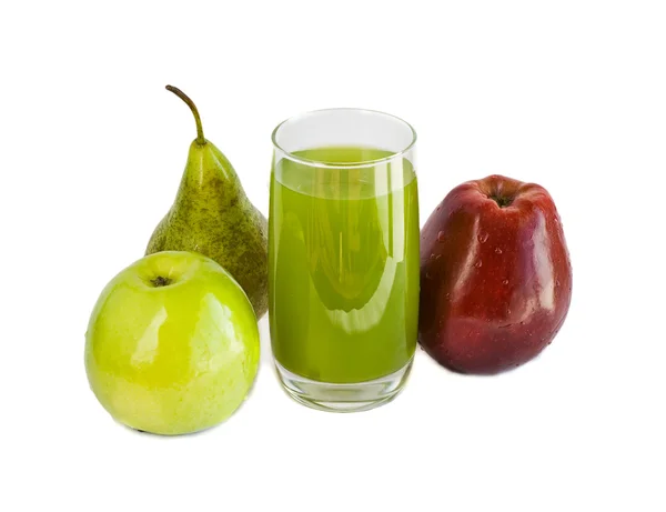 Juice and fruits — Stock Photo, Image