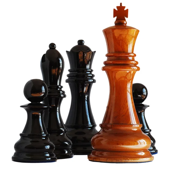 Chess isolated — Stock Photo, Image