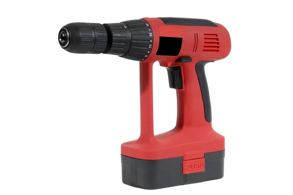 Red Fast Charge Cordless Drill — Stock Photo, Image