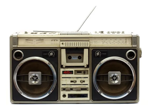 Stary radiomagnetofon — Zdjęcie stockowe