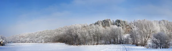 Vinter landsbygd landskap — Stockfoto