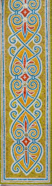 Detail der Mosaikdekoration von Ortodox c — Stockfoto