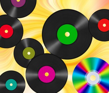 Vinyl record clipart