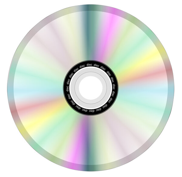 Disk dvd cd isolated