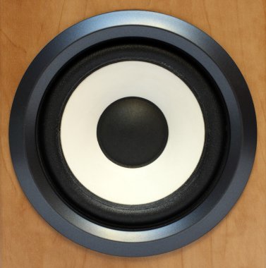 Round bass sound speaker clipart