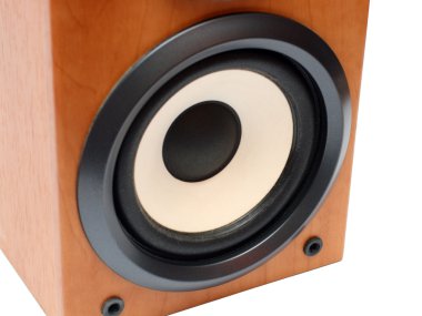 Round bass sound speaker clipart