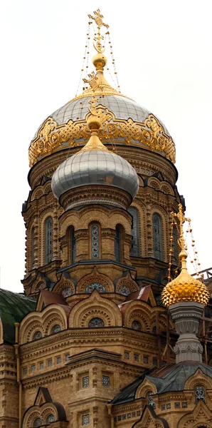 Cupola sulla chiesa russa — Foto Stock