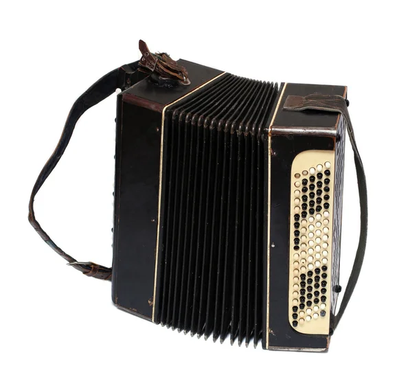 Старый аккордеон — стоковое фото