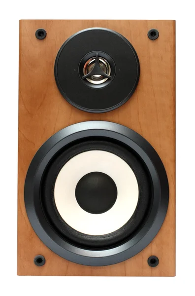 Wooden music speaker — Stock Photo, Image