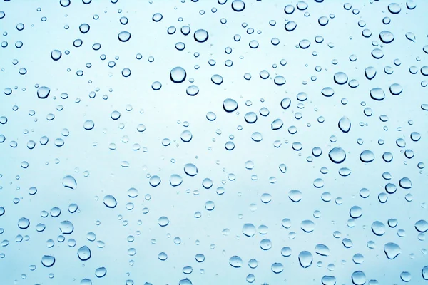Σταγόνες βροχής στο γυαλί — Φωτογραφία Αρχείου
