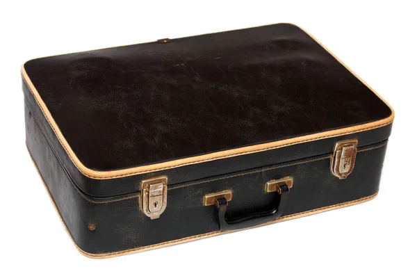 Old battered black case — Stock Photo, Image