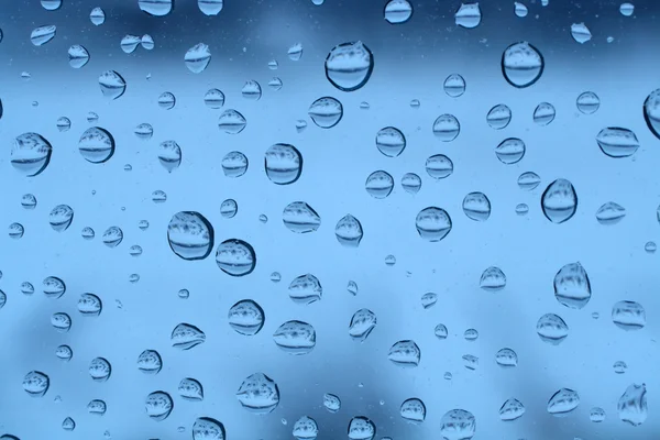 Tetes hujan pada kaca — Stok Foto