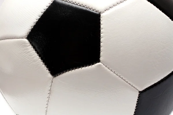 Фрагмент футбольного мяча — стоковое фото