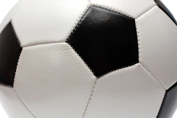 Fragmento da bola de futebol — Fotografia de Stock