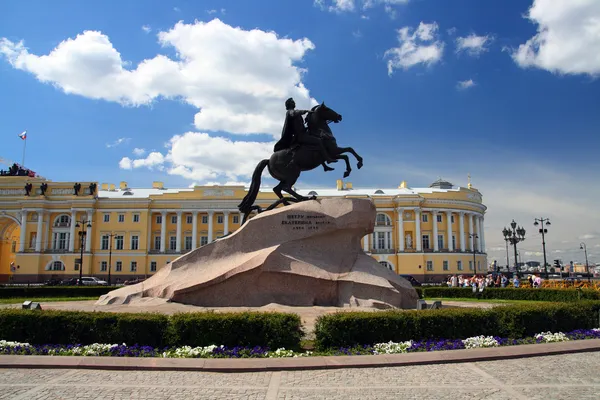 Památník Petra 1 v Petrohradě — Stock fotografie
