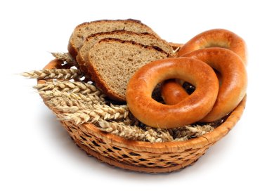 Bread basket clipart