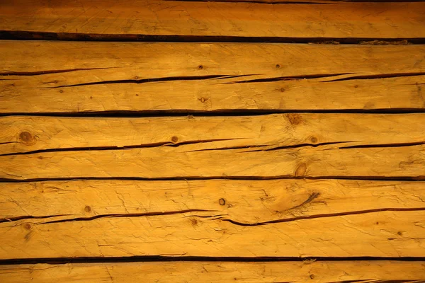 Old cracked brown wooden planks — Stock Photo, Image