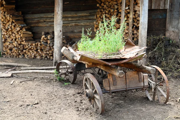 Vechi învechit vagon — Fotografie, imagine de stoc