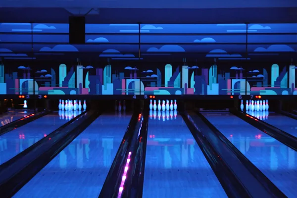 Hraní bowlingu — Stock fotografie
