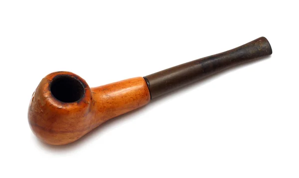 Eski ahşap tütün boru — Stok fotoğraf