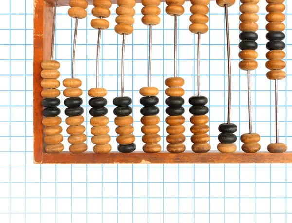 Minska diagram på abacus — Stockfoto