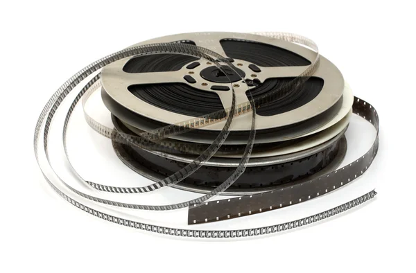 Stack av gamla film filmer — Stockfoto