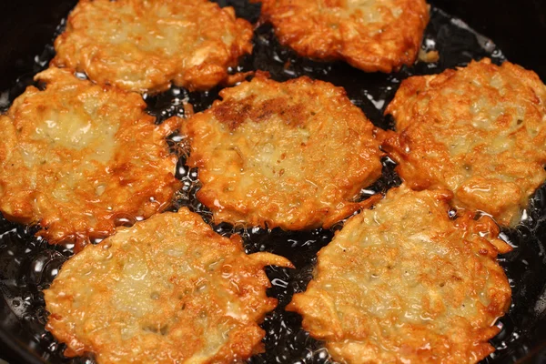 Frizzle potato pancakes — Stock Photo, Image
