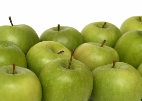Identiska begrepp med äpplen — Stockfoto
