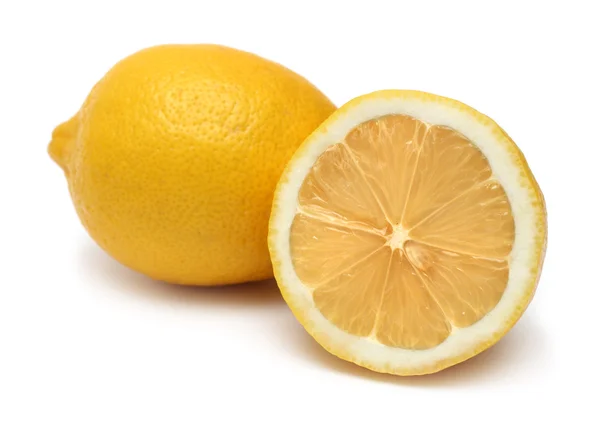 スライスし、全体のレモン — ストック写真