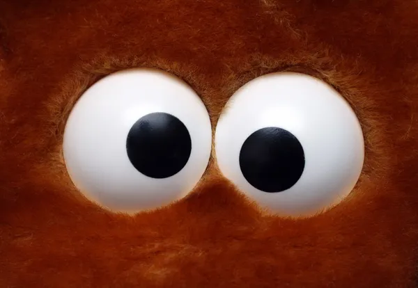 Eğlenceli bir oyuncak gözleri — Stok fotoğraf